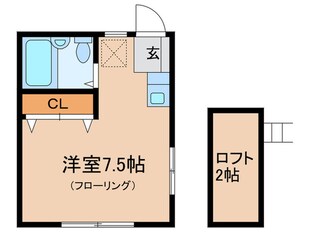 パレスＭ＆Ａの物件間取画像